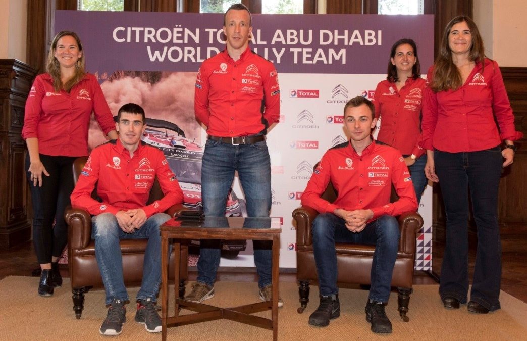 El equipo Citroën Total Abu Dhabi WRC de visita en Buenos Aires