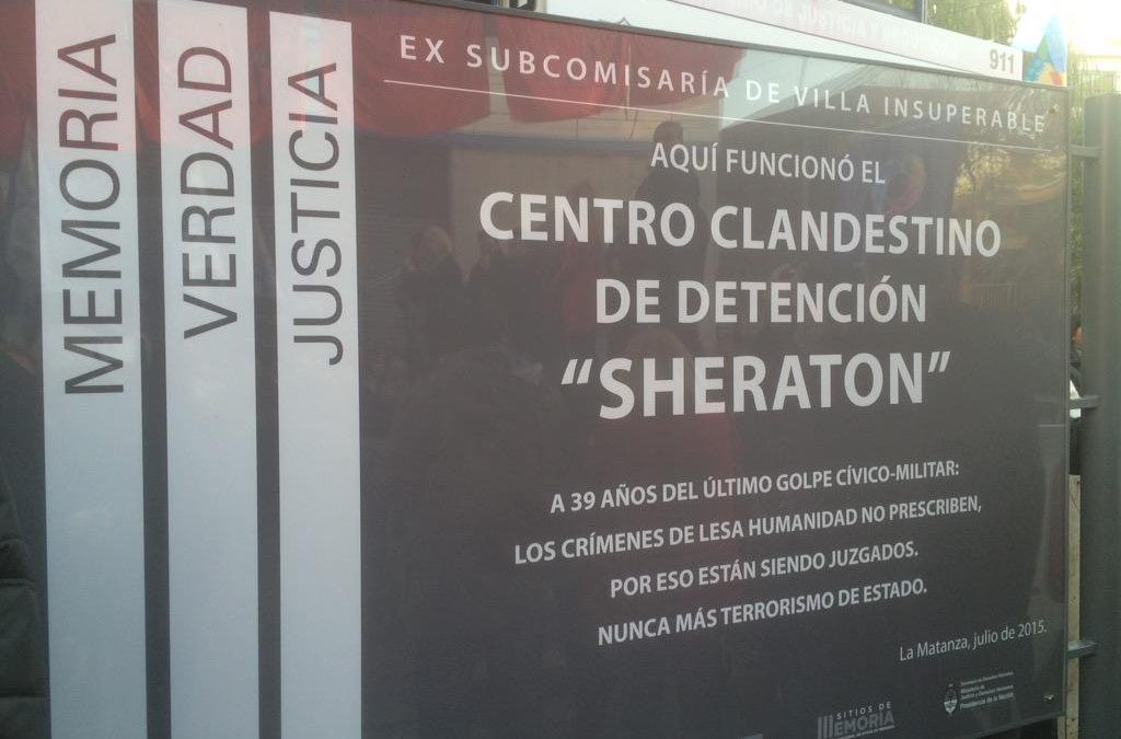 Comienza el juicio por los crímenes de lesa humanidad en el "Sheraton"