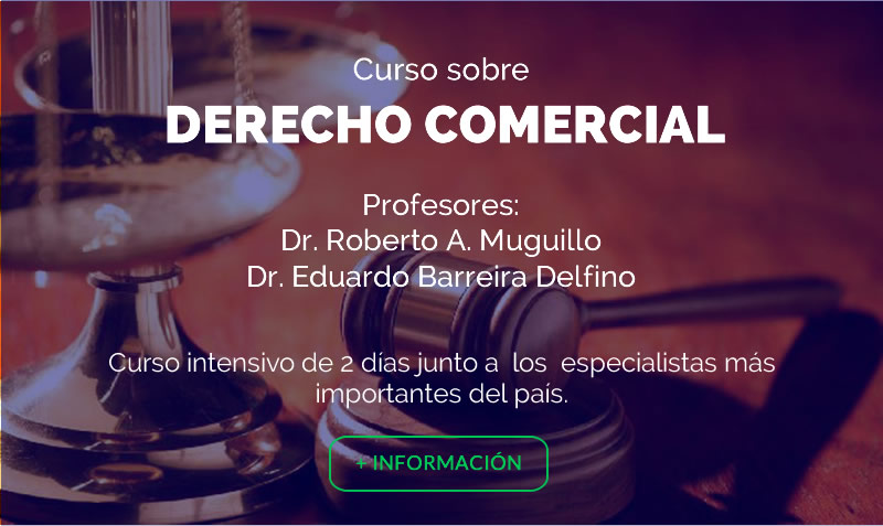 Curso intensivo de Derecho Comercial el 9 y 10 de marzo