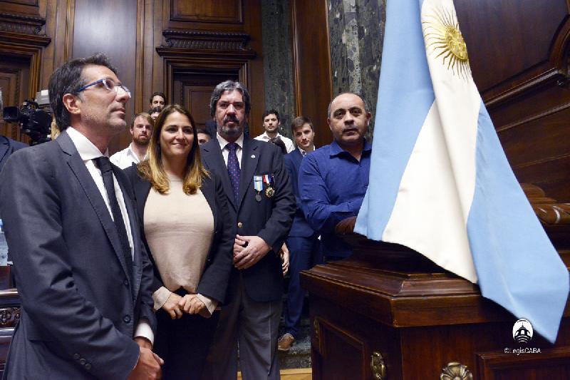 Homenaje a veteranos de Malvinas