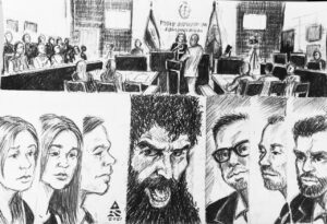 El ilustrador de la Justicia y el caso del "hombre gato"