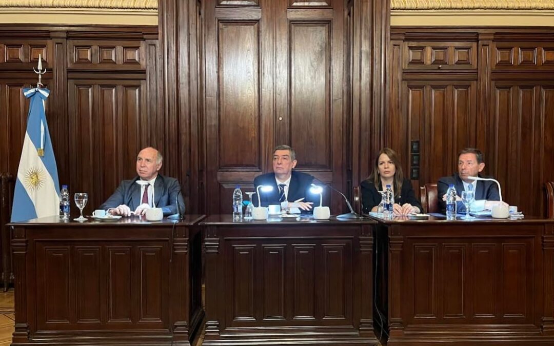 Reunión de jueces nacionales y federales con Rosatti
