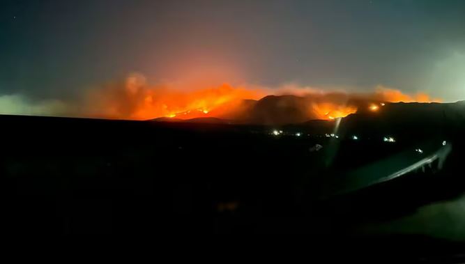 Córdoba en llamas: detuvieron a un hombre en medio de los incendios